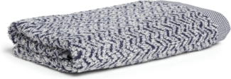 Möve Duschtuch Brooklyn Fischgrat, Walkfrottier (1-St), mit Zick-Zack-Muster