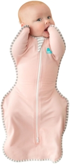 Love To Dream Swaddle Up™ Pucksack, groß, 8,5–11 kg – Pink, Gute Passform, unterstützt gesunden Schlaf, 1,0 Tog – ideal für 20–24 °C, maschinenwaschbar
