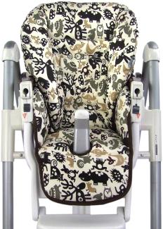 BambiniWelt by Rafael K. Hochstuhlauflage Ersatzbezug Sitzkissen kompatibel mit PEG PEREGO Prima Pappa Diner, für Kinderhochstuhl