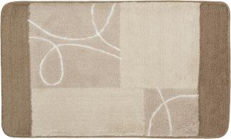 Kleine Wolke Badteppich Curly taupe,60x100 cm