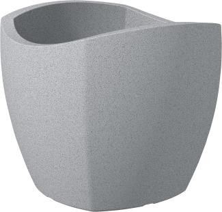 Scheurich Pflanzgefäß Wave Globe Cubo Serie 256 granit grau 40 cm