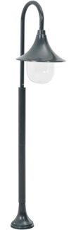 vidaXL Garten-Pollerleuchte E27 120 cm Aluminium Dunkelgrün 44218