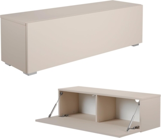 Platan Room Lowboard Kira, TV Schrank Fernsehschrank 105 / 140 / 210 / 280 cm breit Kaschmir Matt