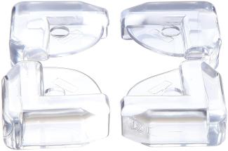 Dreambaby G134 Glastisch und Regal Eckenschutz Kantenschutz Stossschutz Kindersicherung transparent (4er)