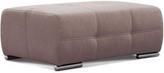 Cavadore Hocker Mistrel, Sitzhocker mit leichter Fleckentfernung dank Soft Clean, geeignet für Haushalte mit Kindern, Haustieren, 109 x 42 x 73, hellbraun