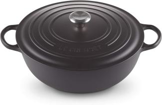 Le Creuset Gusseisen Signature La Marmite 26 cm schwarz