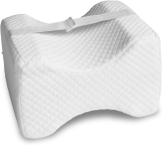 Kniekissen ergonomisch für Seitenschläfer 24 x 20 x 15 cm mit Cooling Effekt Bezug