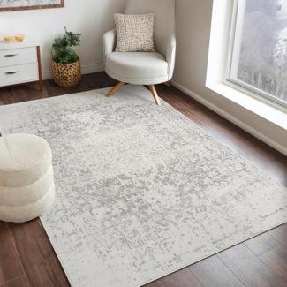 Surya JULIETTE Teppich Grau 120 cm 170 cm 120x170 cm