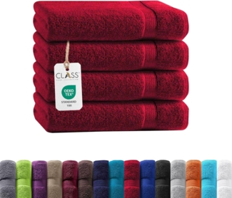 TRENDBUY24 Handtuch Set Handtücher Duschtücher Gästetücher Baumwolle Frottee Premium 4er Set, 100% Baumwolle (4-St), Duschtuch