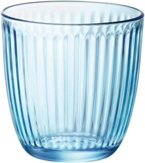 Gläserset Bormioli Rocco Line Blau 6 Stück Glas (290 ml) Default Title