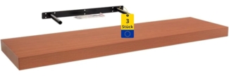 Velano - Bücherregal Wand - 3er-Set Wandregal 79.5x23.5 cm - Regal Wand - Schweberegal - Hängeregal - Regalbrett - Apfelbaum - Küchenregal - Bücherregal Kinder - Deko Wohnzimmer