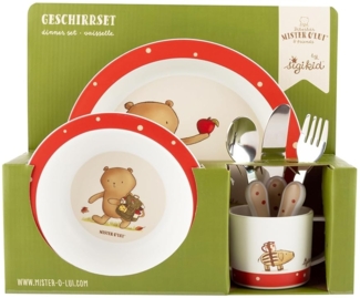 Sigikid Geschirr-Set Mister O-Lui Biberbär (Sigikid, H. Scharrer Koch GmbH)