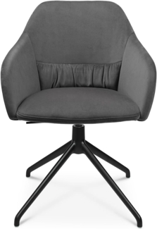 Topstar Sitness Urban Salzburg 8.0 | Esszimmerstuhl & Gastro | Ergonomisch mit 3D-Bewegung | Farbe Grau | Made in Germany