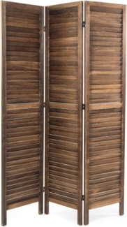 DESIGN DELIGHTS Paravent RAUMTEILER COTTAGE, Holz 170x120cm (HxB) Sichtschutz Paravent Raumtre
