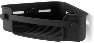 Umbra Duschablage Flex, verstellbares Duschregal mit Gel-Lock, Kunststoff, Schwarz, 1004001-040