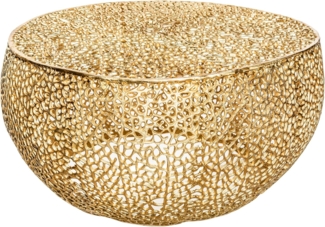 riess-ambiente Couchtisch ABSTRACT LEAF 80cm gold (Einzelartikel, 1-St), Wohnzimmer · Metall · Handarbeit · Modern