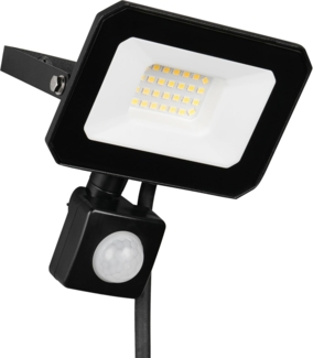LED Flutlichtstrahler FUNCHAL 20W mit Bewegungsmelder, IP44, Breite 12cm