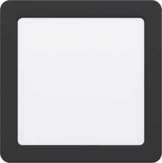 Eglo 99188 Einbauleuchte FUEVA 5 schwarz L:16,6 B:16,6cm 4000K