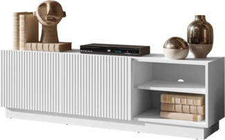 TV-Lowboard Liwerio 150 2D (Farbe: Weiß)