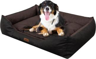 Bjird Tierbett Hundebett Puffy, Abnehmbarer Matratze, wasserabweisend, Hundesofa für kleine, mittelgroße und grosse Hunde, Größe S,M,L,XL,XXL