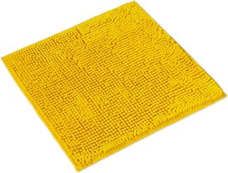 WohnDirect Badematte 45x45cm | Gelb - rutschfest & Waschbar - Badezimmerteppich zum Set kombinierbar, Badvorleger, WC Garnitur, Badteppich