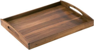 Tablett eckig, Akazie 53 x 41 x 7 cm