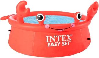 INTEX Happy Crab Aufblasbarer Pool Easy Set 183x51 cm