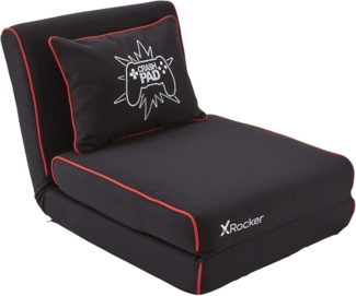 X Rocker Crash Pad Junior Gaming-Klappsessel & Schlafmatratze - schwarz/rot