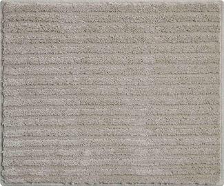 GRUND RIFFLE Badematte 50 x 60 cm Grau