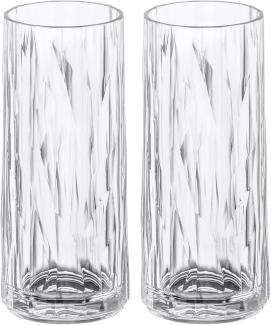 Koziol CLUB NO. 3 Longdrinkglas Superglas 2er Set 250 ml - A