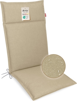 Herlag Hochlehnerauflage Bea Gartenstuhlauflage Hochlehner Wasserabweisend 120 x 50 x 4,5 cm, (1 St), Polsterauflage für Klappstühle mit UV- & Fleckschutz