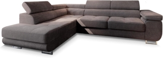 Masseno Ecksofa APIRO mit Schlaffunktion L-Form, Sofa mit Bettkasten