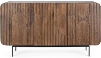 Sideboard Orissa aus Mangoholz Braun, 145 cm