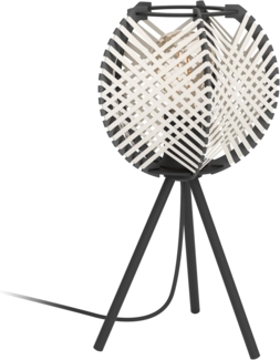 Eglo Tischleuchte Waverton schwarz 40 x 22 cm E27