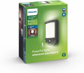 Philips Samondra IR wall lantern anthracite 1x12
