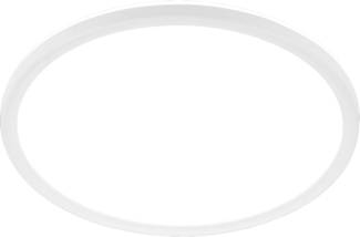 Briloner Leuchten LED Deckenleuchte Panel Slim ultraflach weiß, LED fest integriert, Neutralweiß, LED Deckenlampe 19/29,5/42x3 cm Weiß 12-22W Wohnzimmer Schlafzimmer