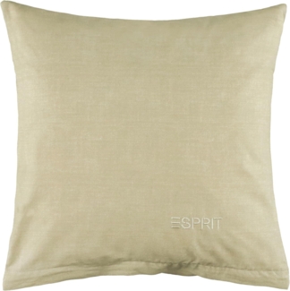 Esprit Bettwäsche HARP Renforcé Kissenbezüge und Bettwäsche, Baumwolle, 2 teilig, 40 x 40 cm 2er Pack in Beige