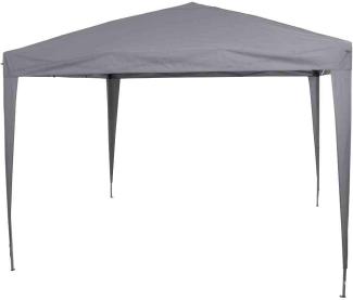 SIENA GARDEN Starter Pavillon 300x300 cm, grau Gestell aus Stahl, grau, Bezug aus Polyester, 160g/m² in grau