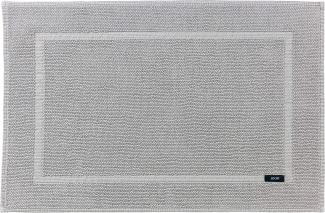 JOOP Badematte Pearl|50x70 cm| silber