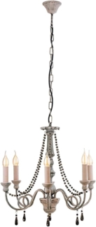 Eglo 49752 Hängeleuchte Vintage COLCHESTER Ø 58cm dimmbar in taupe-antik