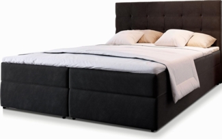 Masseno Boxbett GLOS 160x200 cm mit Bonell Matratze und Topper