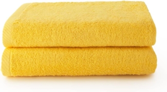 Top Towel - Plus - Große Badetücher - Badetücher - 2 Duschtücher - 70x140 cm - 100 % Baumwolle - Zitrone