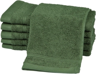 Ross Uni-Walk Handtücher Rubin | Gästetuch 30x50 cm | tannengrün