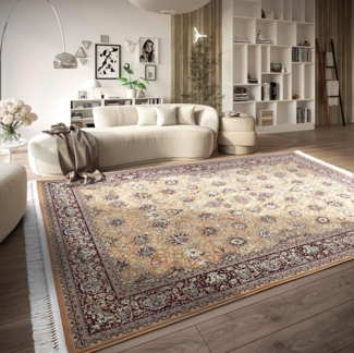 Villeroy & Boch Teppich Alfred, rechteckig, Höhe: 7 mm, Orientalisch, Fransen, Wohnzimmer, Schlafzimmer, Klassisch, Kurzflor