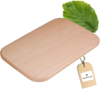 Hofmeister Schneidebrett 31x21cm Buchenholz Küchenbrett Schneidunterlage Holzbrett, Buchenholz