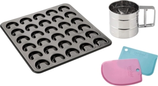 Zenker Backblech Vanillekipferl Form, Backform, Plätzchenform, Weihnachten