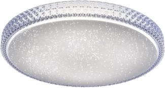 LED Deckenlampe, Kristalle, Sterneneffekt, CCT, D 60 cm