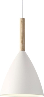 design for the people by Nordlux Moderne Pendelleuchten Pure 20, Braun, weiß, Holz, Metall, 43293001