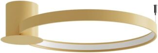 SOLLUX TH. 222 Deckenleuchte RIO LED 30W Aluminium gold L:55cm B:62cm H:12. 5cm 3000K