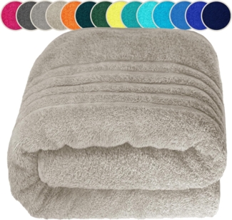 Lashuma Saunatuch XXL Handtuch London, Frottee (1-St), Badetuch Damen & Badehandtuch Herren 100x200 cm - Saunahandtuch 80x220